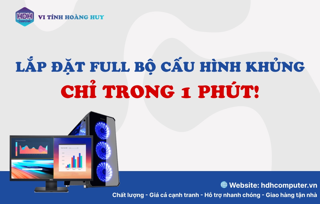 LẮP ĐẶT MÁY TÍNH BÀN FULL BỘ CẤU HÌNH KHỦNG CHỈ TRONG 1 PHÚT! 🚀💻